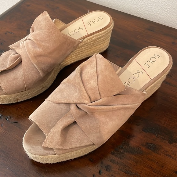 Sole Society suede mules size 11 - Picture 4 of 11